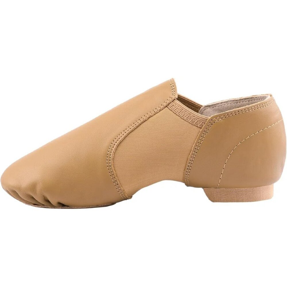 Linodes Leather Jazz Shoe Slip On for Girls and Boys - Picture 4 of 6